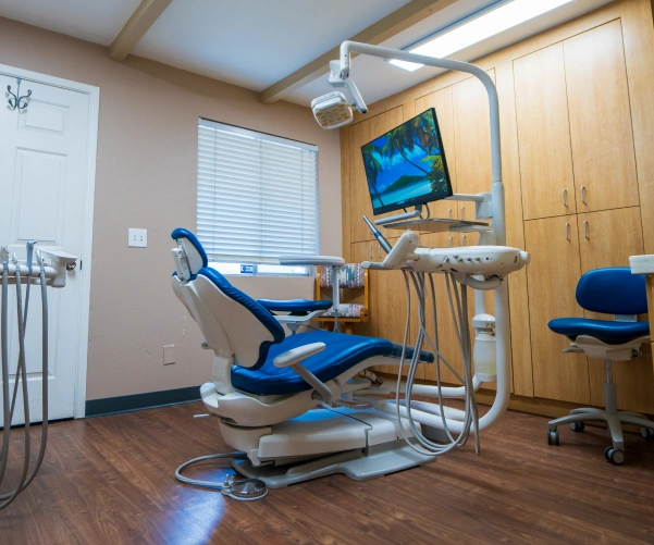 Modern dental treatment room at Anderson Dental Group in Payson, AZ