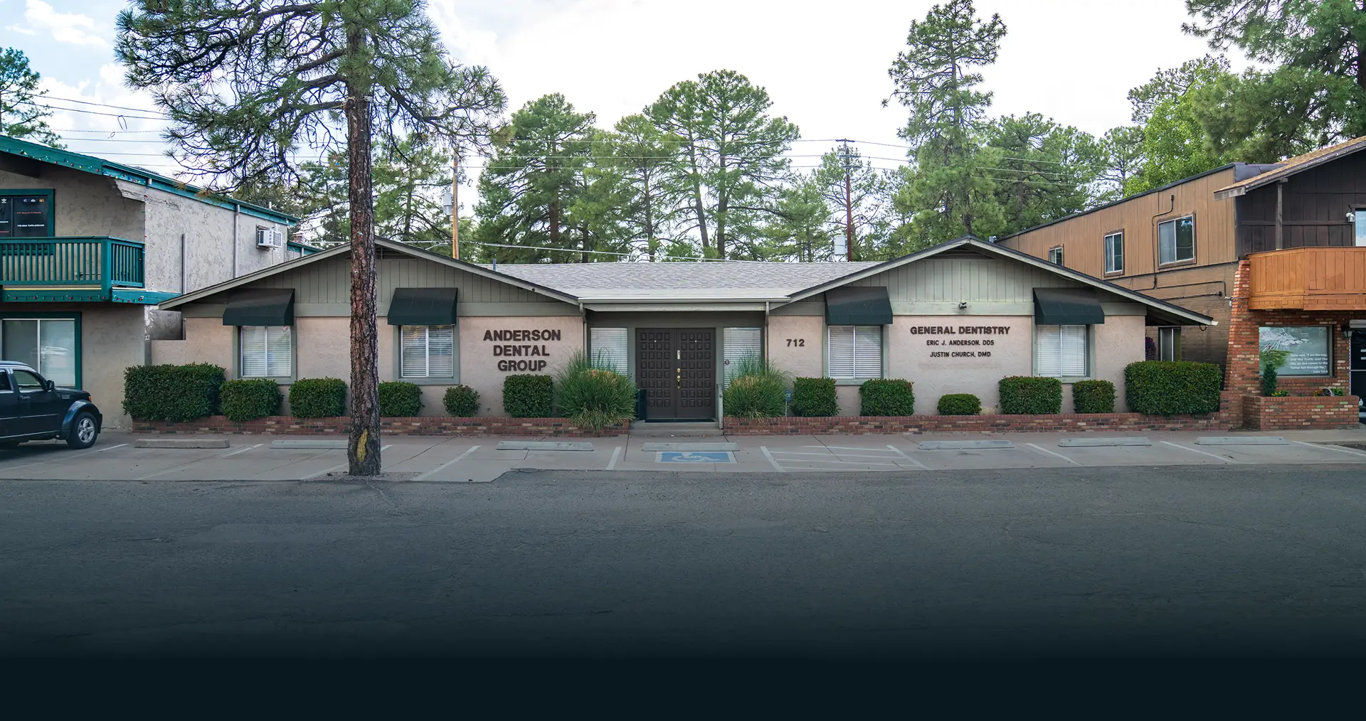 Exterior view of a welcoming family dental clinic